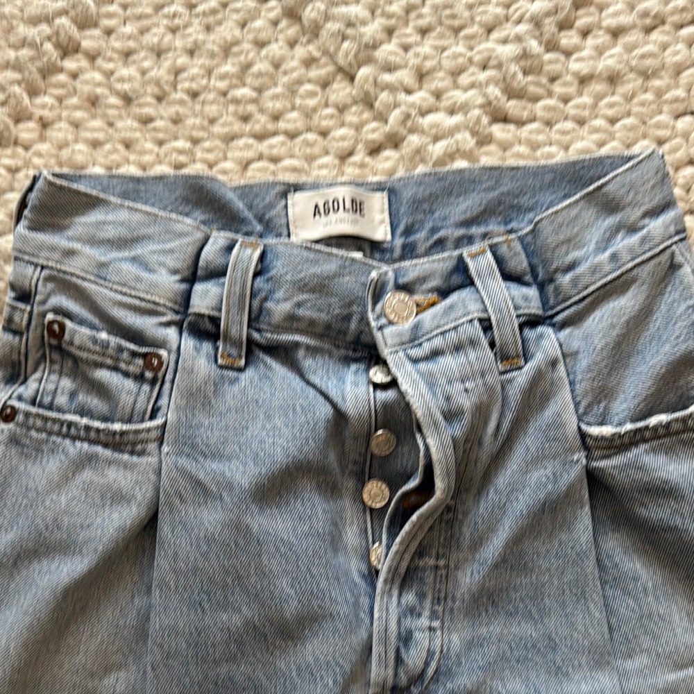 AGOLDE Women's Light Blue Jeans 23